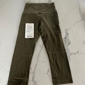 Lululemon Align Crop 21” Military green